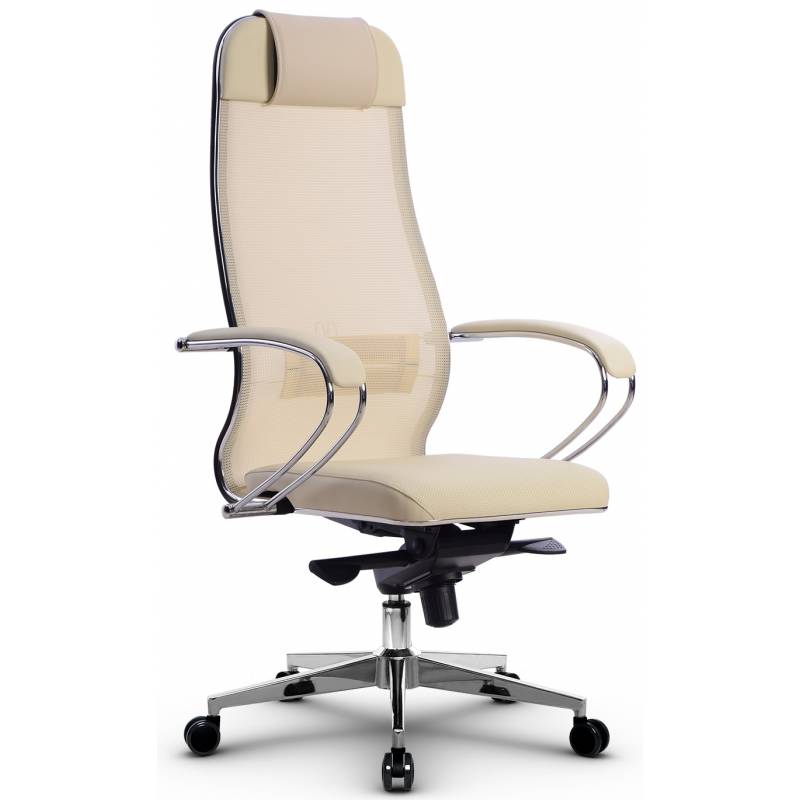 Эргономичное кресло Samurai Comfort - 1.01 бежевое главное фото