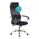 Кресло руководителя Бюрократ CH-608SL/BLACK спинка сетка черный TW-01 TW-11 искусст.кожа/ткань крестовина хром главное фото в маленьком размере